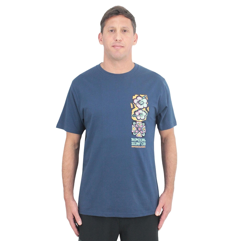 Imagem 2 do produto Camiseta Rip Curl Hoffman Low Tides Washed Navy - Masculina