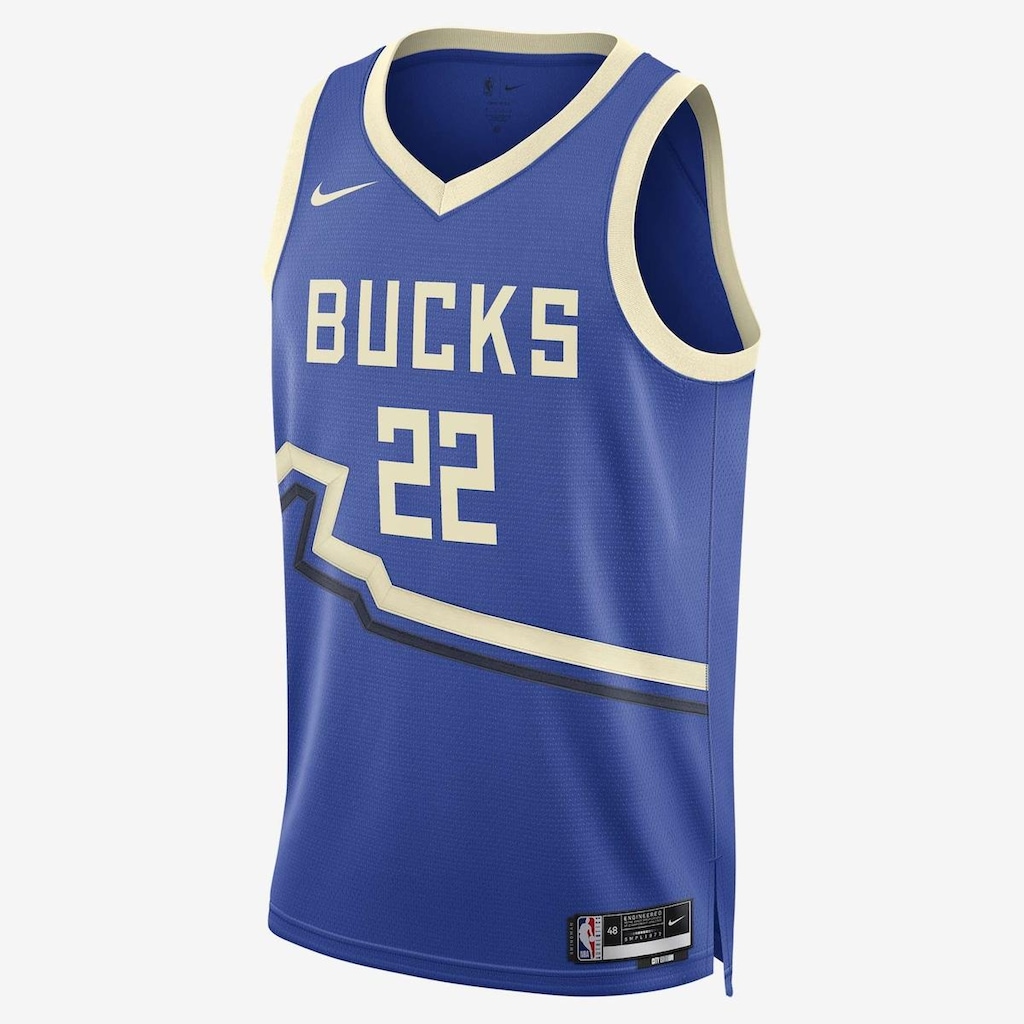 Camiseta Regata Nike Milwaukee Bucks City Edition 2024/25 Masculina