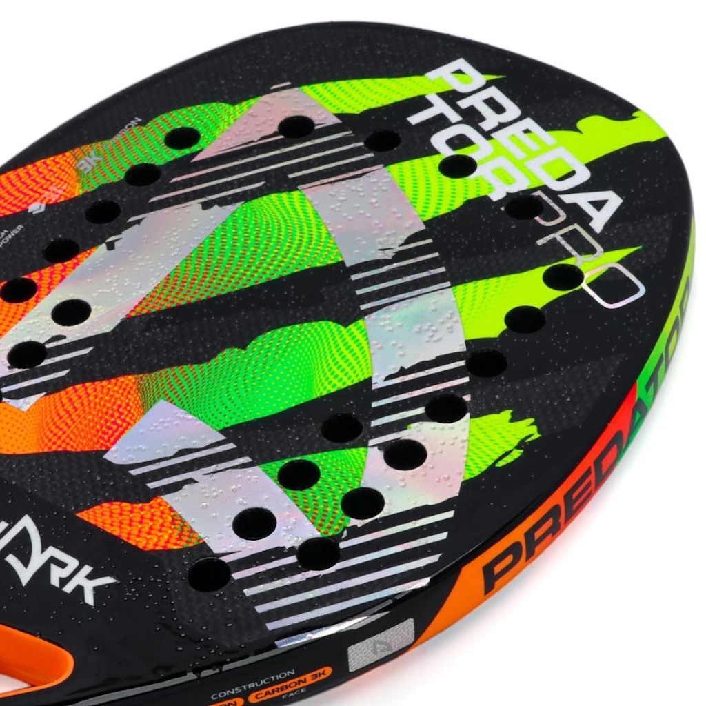Imagem 2 do produto Raquete de Beach Tennis Shark Predator Pro 22mm 2025