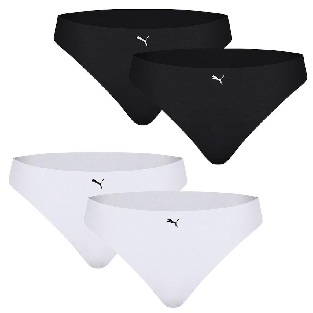 Kit 4x Calcinhas Puma Corte a Fio Adulto