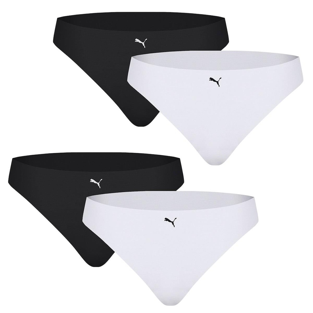 Kit 4x Calcinhas Puma Corte a Fio Adulto