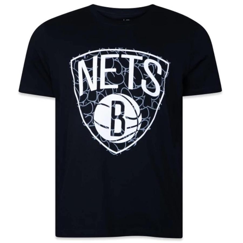 Camiseta New Era Brooklyn Nets World Of Logos -