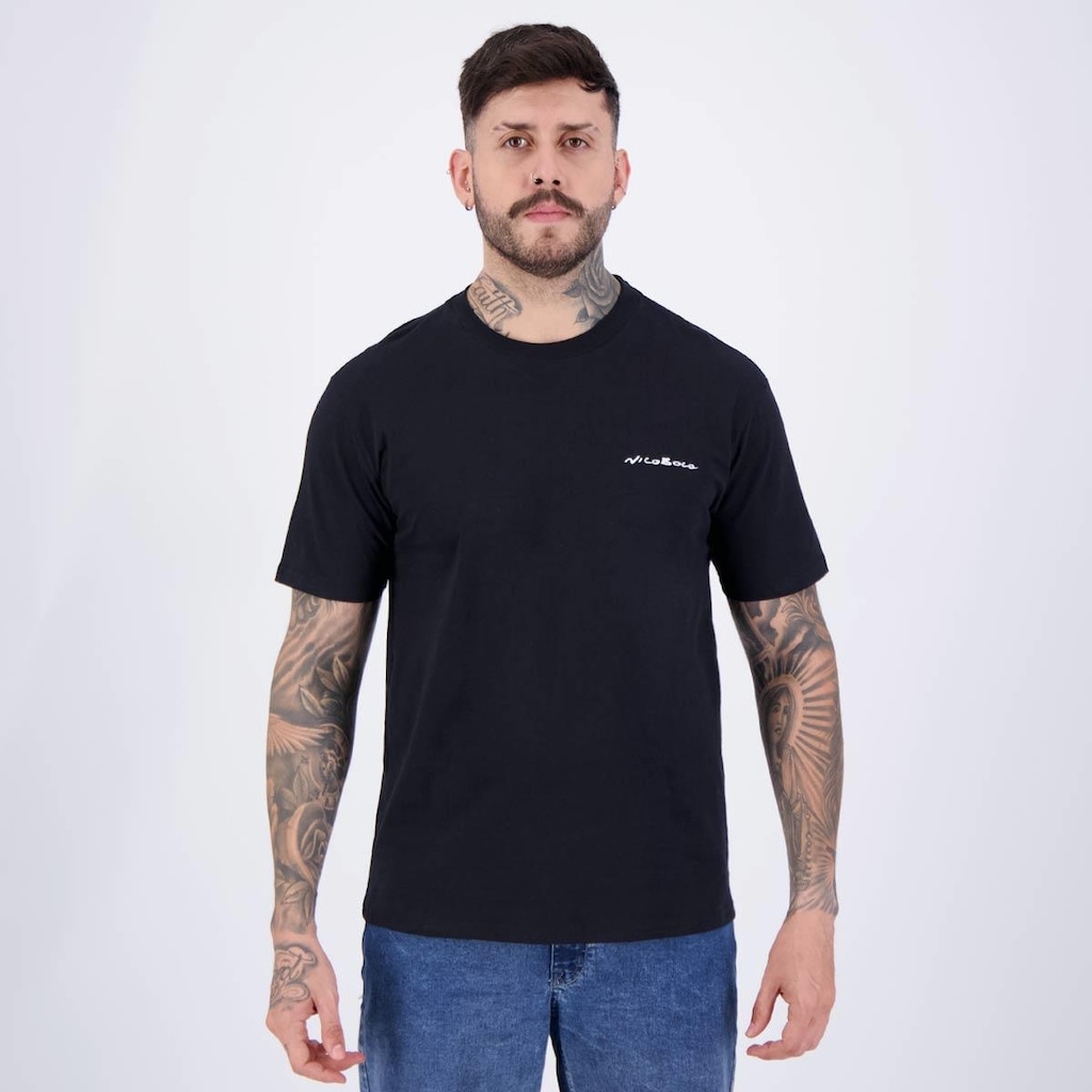 Camiseta Nicoboco Yuki Preta