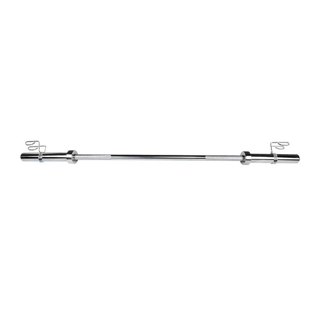Imagem 2 do produto Barra Reta Kikos 2.20M Cromada com Presilha Olímpica