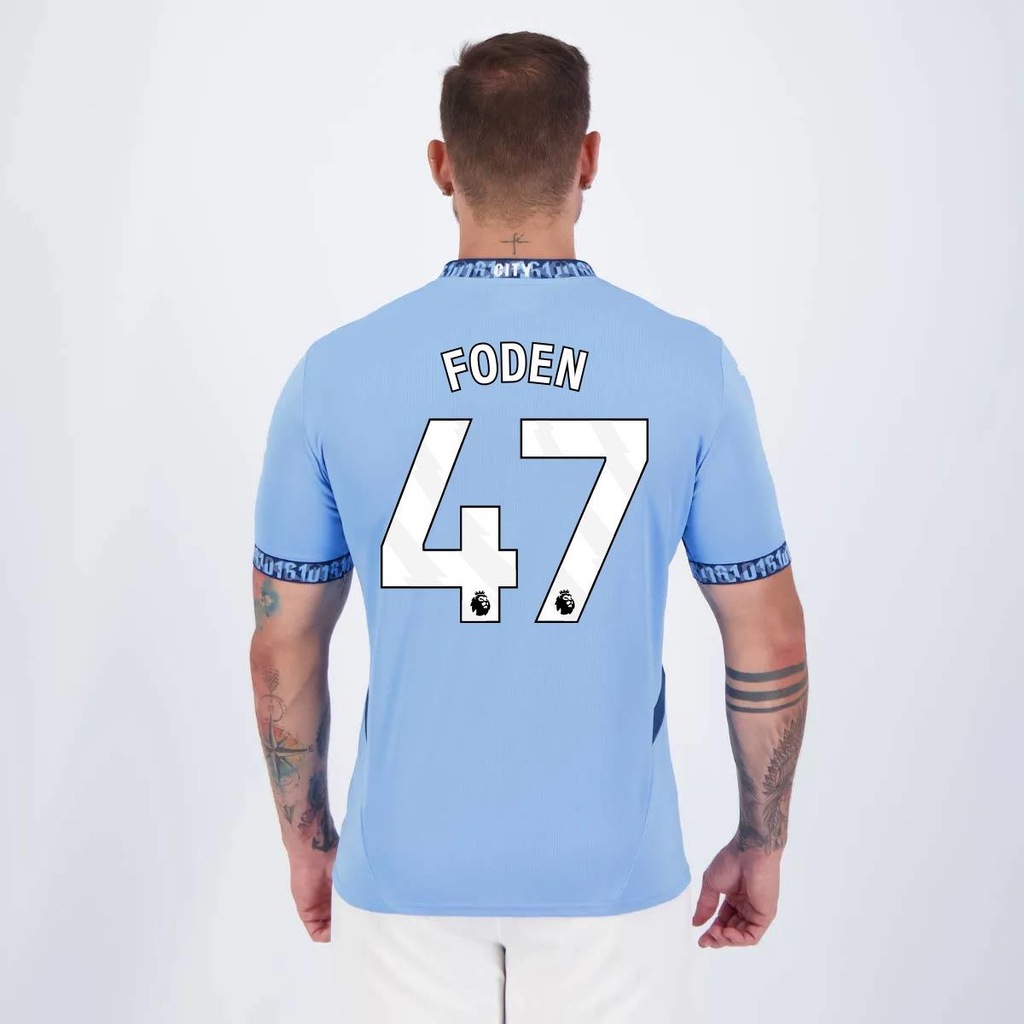 Camisa Manchester City Home 2025 Puma 47 Foden Masculina