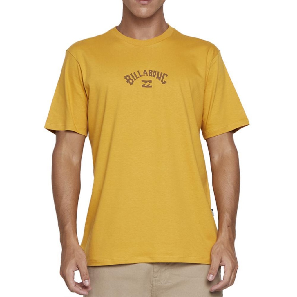 Camiseta Billabong Mid Arch Color - Masculina