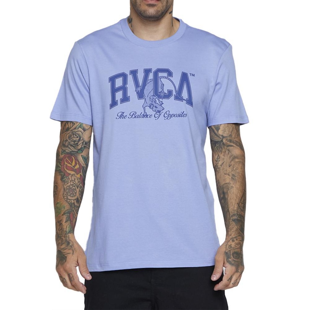 Camiseta Rvca Undergrad Sm25 Masculina Lilás