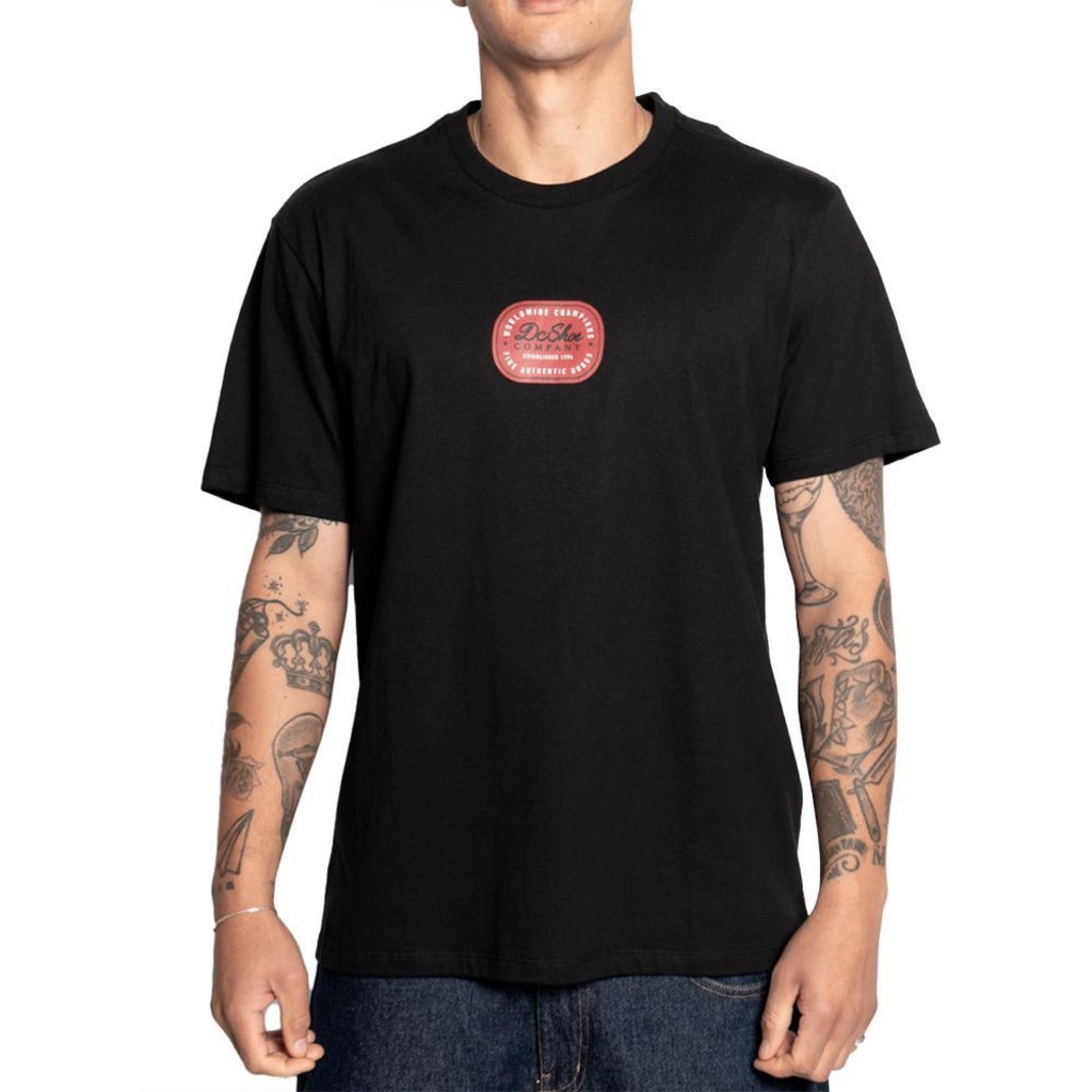 Camiseta Dc Shoes Label It - Masculina