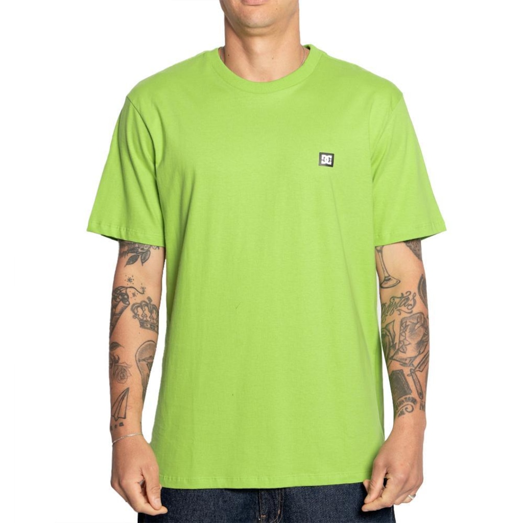 Camiseta Dc Shoes Transfer Color - Masculina