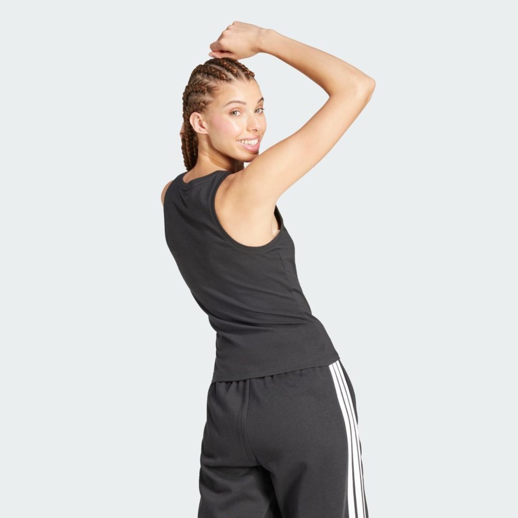 Imagem 3 do produto Camiseta Regata adidas Algodão Essentials Linear Slim - Feminina