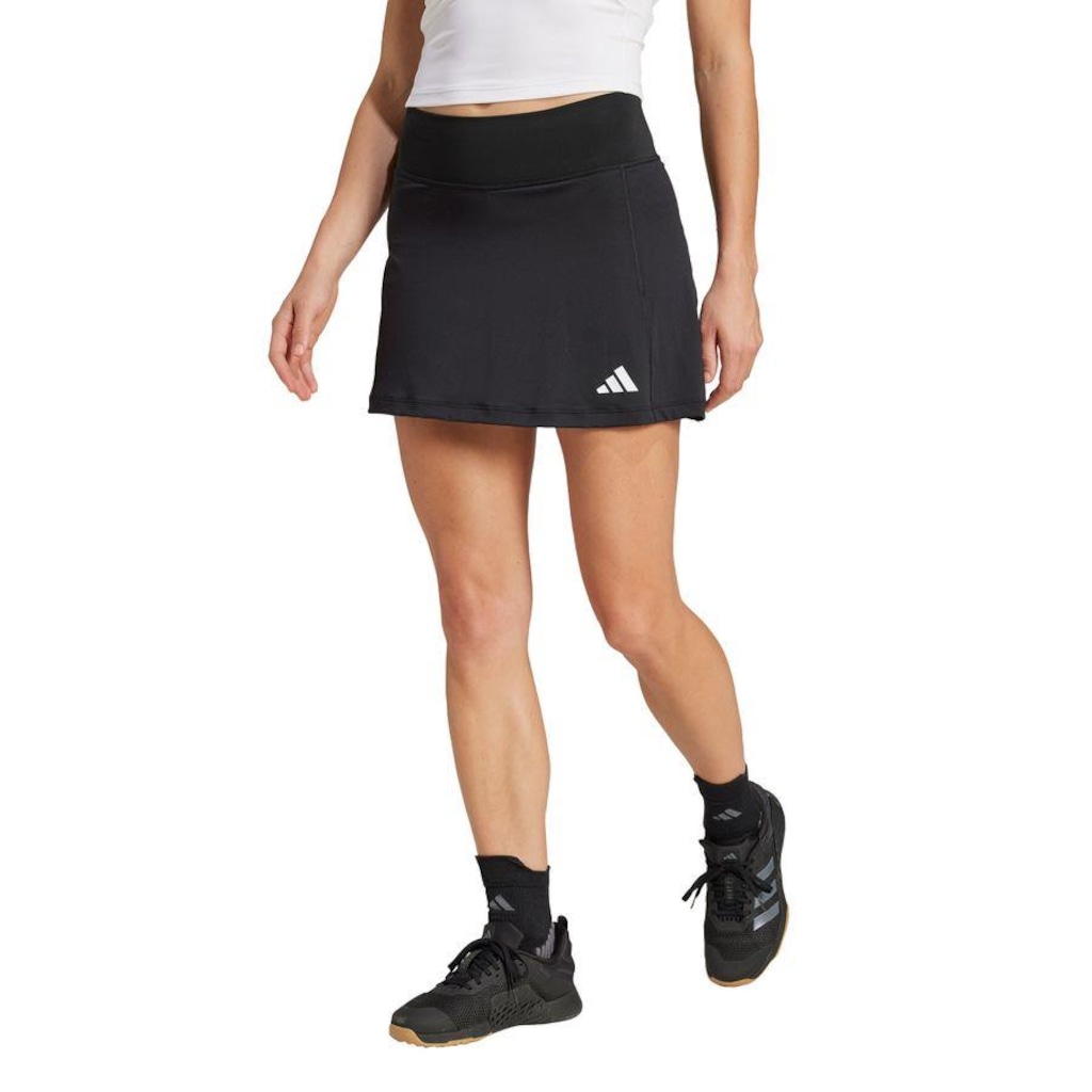 Imagem 2 do produto Shorts-Saia adidas Optime com Shorts Biker Integrado - Feminino