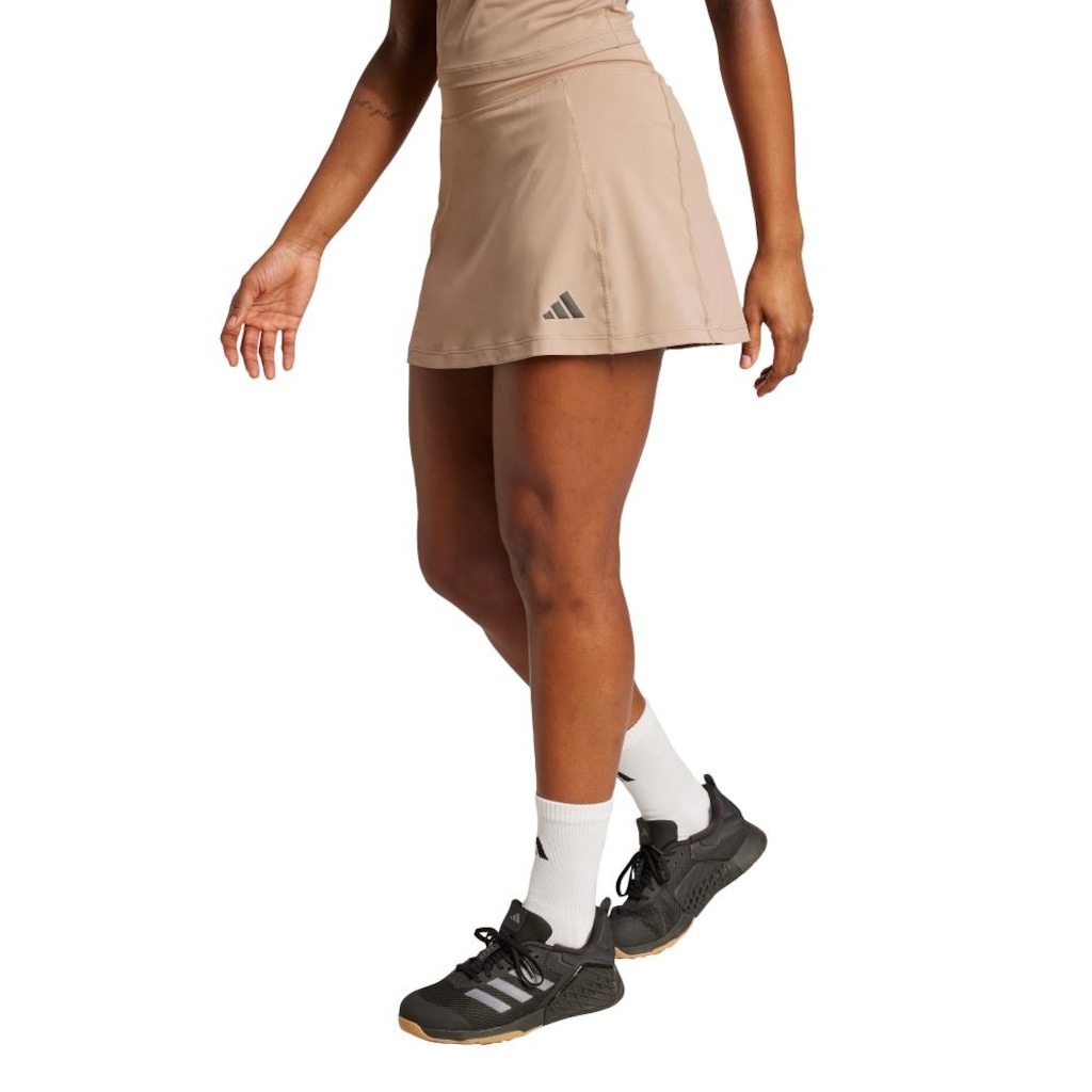 Shorts-Saia adidas Optime com Shorts Biker Integrado - Feminino - Foto 1