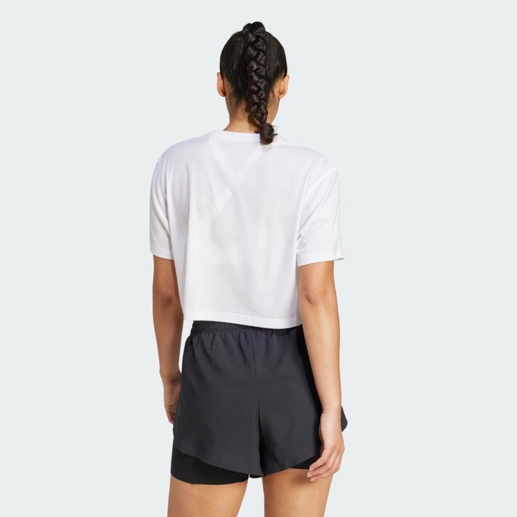 Imagem 4 do produto Camiseta Treino adidas Boxy Essentials - Feminina
