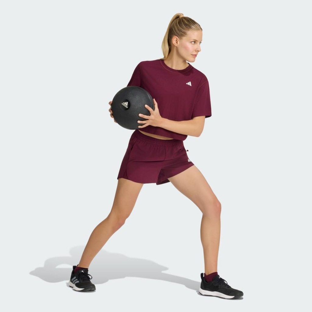 Imagem 4 do produto Camiseta Treino adidas Boxy Essentials - Feminina
