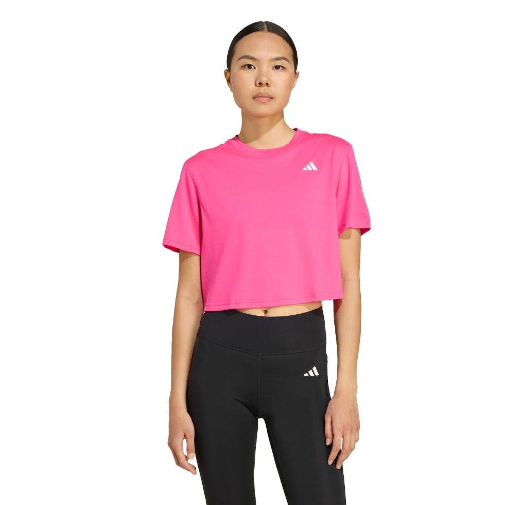 Camiseta Treino adidas Boxy Essentials - Feminina