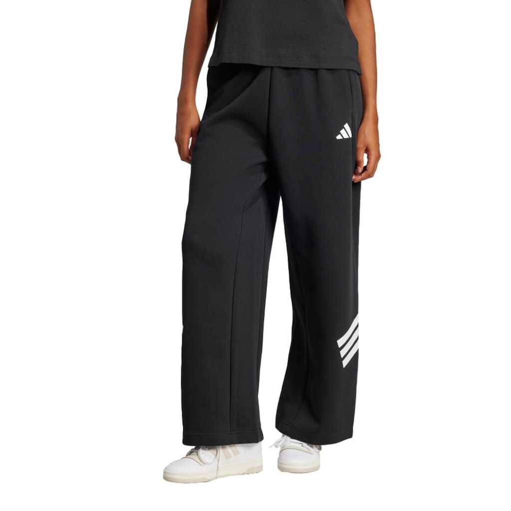 Calça adidas Barras Abertas Future Icons Três Listras - Feminina