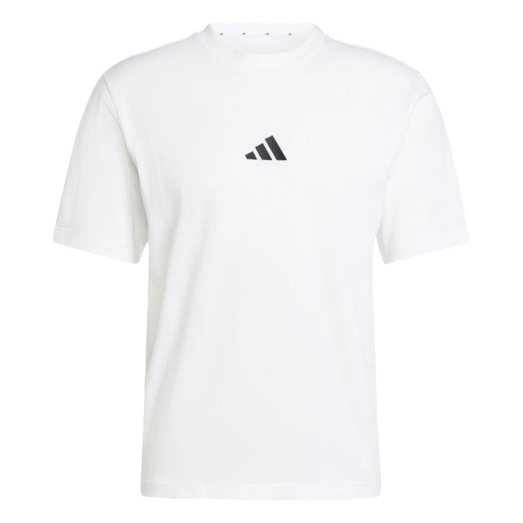 Camiseta adidas Malha Simples Essentials Small Logo - Masculina
