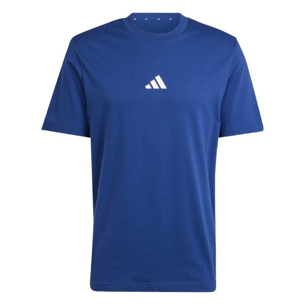 Camiseta adidas Malha Simples Essentials Small Logo - Masculina