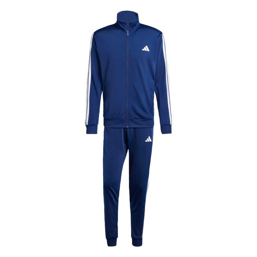 Agasalho adidas Sportswear Basic Três Listras Tricot - Masculino