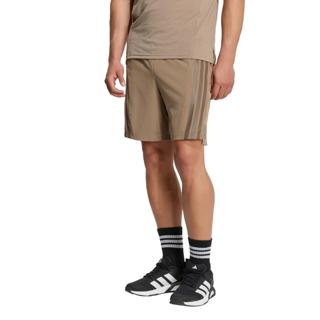 Shorts adidas Designed-For-Training Três Listras - Masculina
