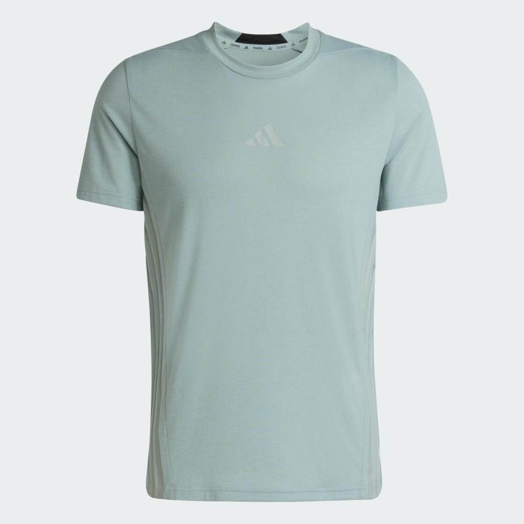 Camiseta adidas Designed 4 Training Três Listras - Masculina - Foto 2