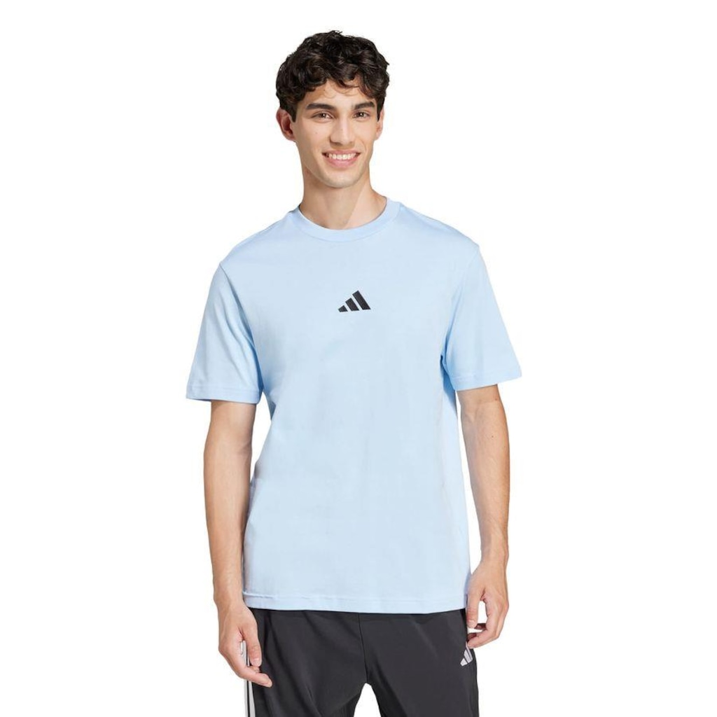 Imagem 2 do produto Camiseta adidas Malha Simples Essentials Small Logo - Masculina