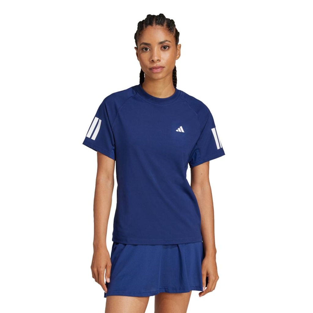 Camiseta adidas Club Três Listras Tennis Climacool - Feminina