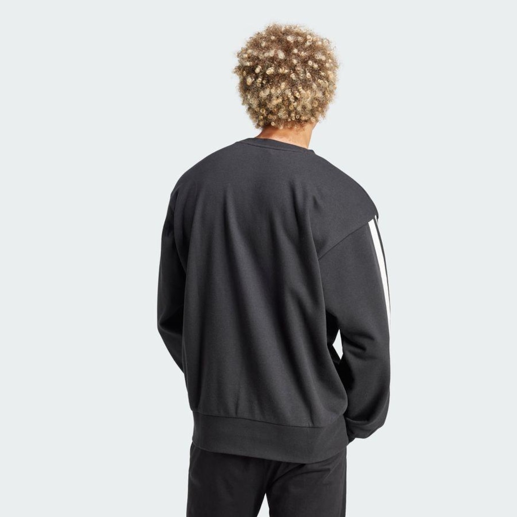 Imagem 4 do produto Blusão de Moletinho adidas Essentials Três Listras - Masculino
