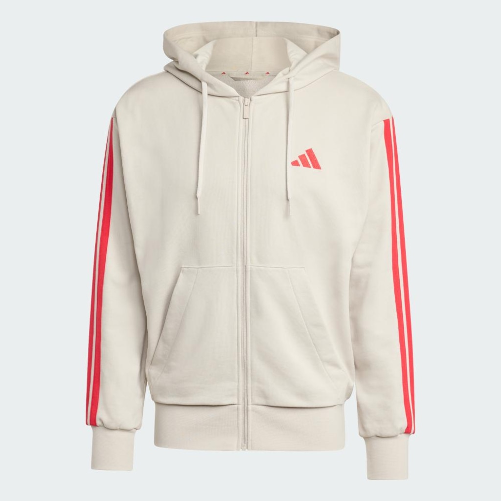 Imagem 2 do produto Blusão adidas Capuz Zíper Essentials Três Listras - Masculina