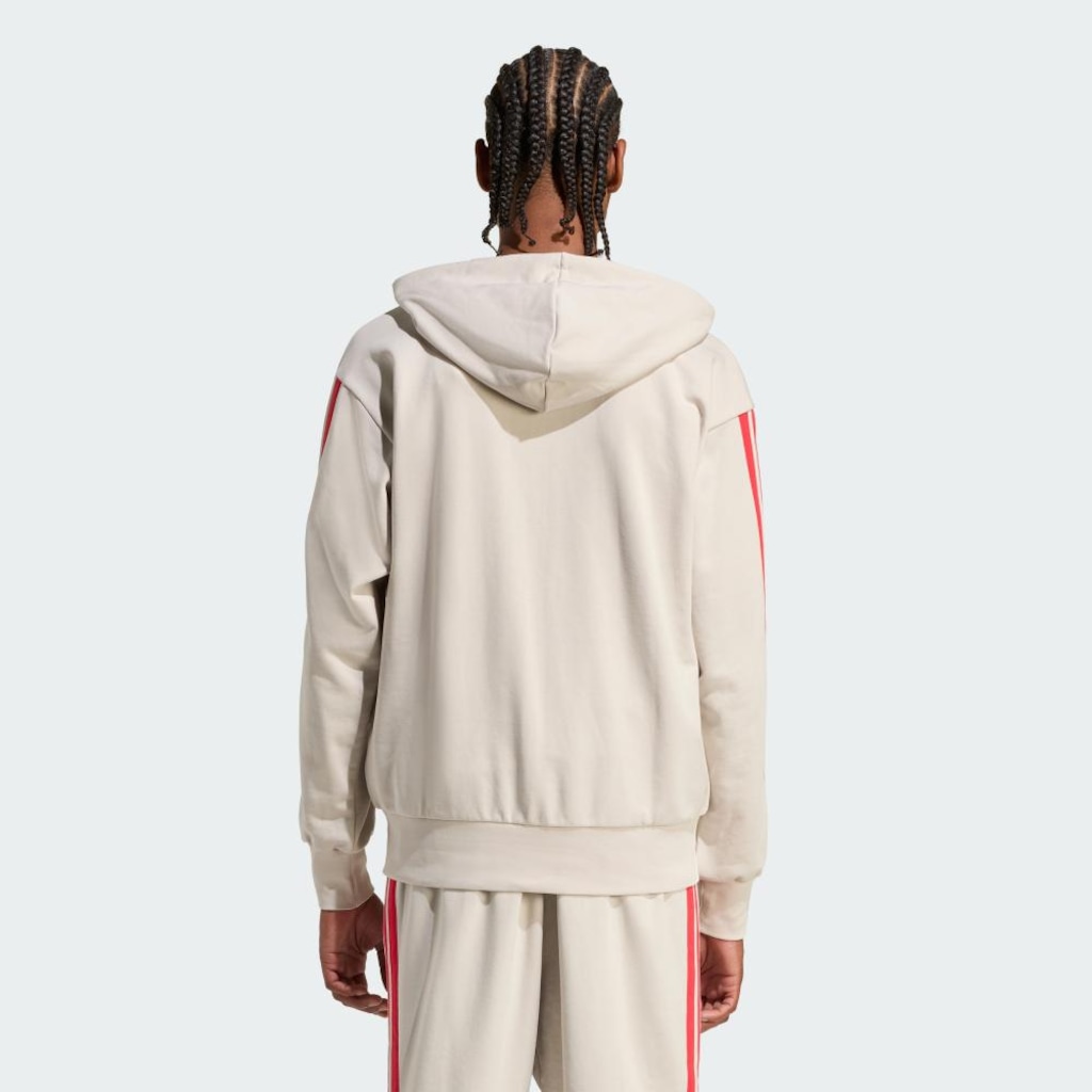 Imagem 3 do produto Blusão adidas Capuz Zíper Essentials Três Listras - Masculina