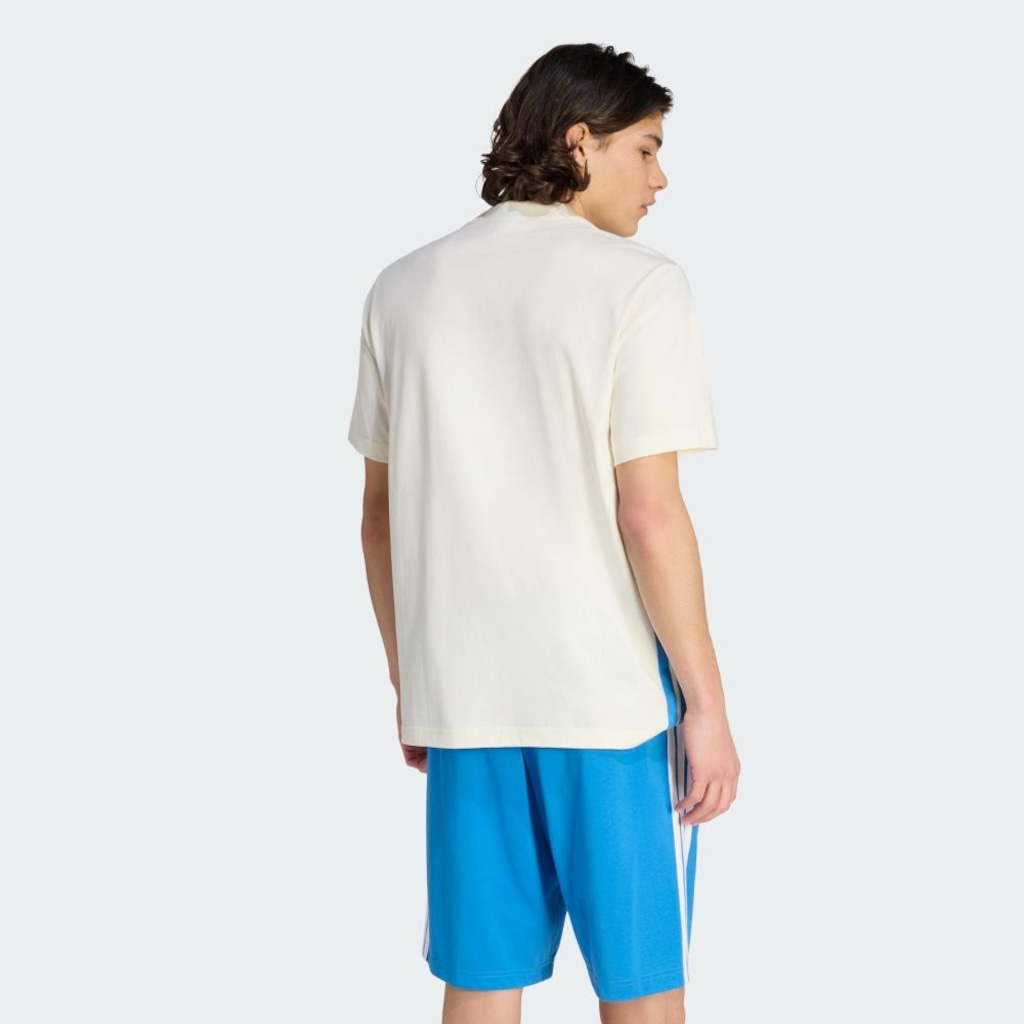 Imagem 3 do produto Camiseta adidas Malha Simples Essentials Três Listras - Masculina