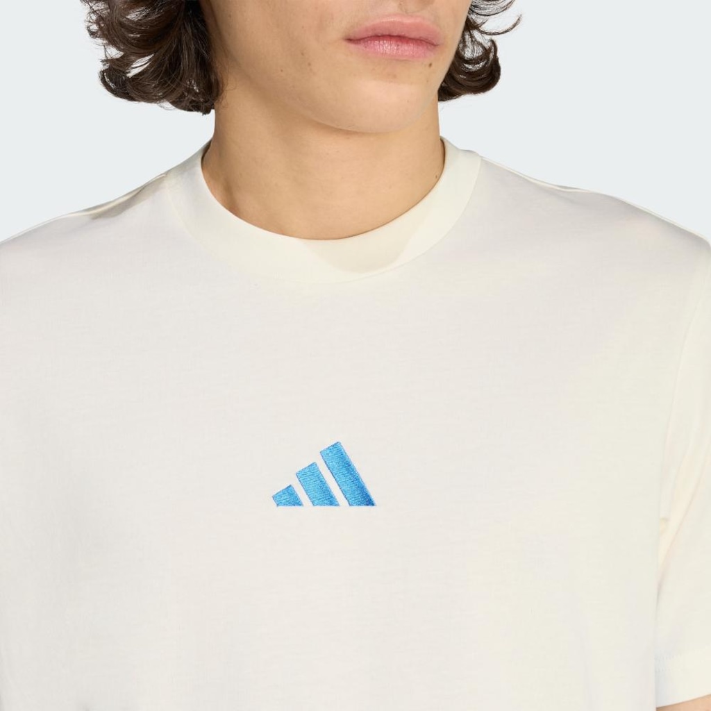 Imagem 5 do produto Camiseta adidas Malha Simples Essentials Três Listras - Masculina