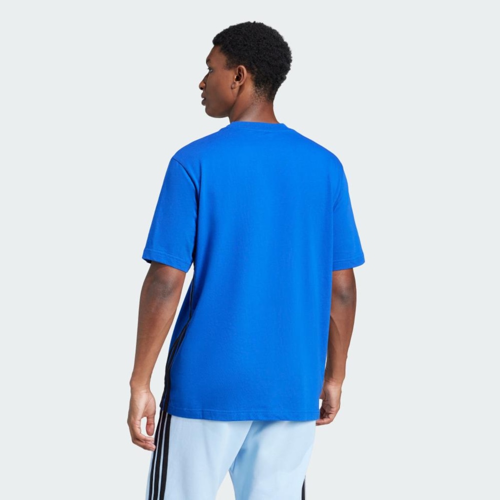 Imagem 3 do produto Camiseta adidas Malha Simples Essentials Três Listras - Masculina
