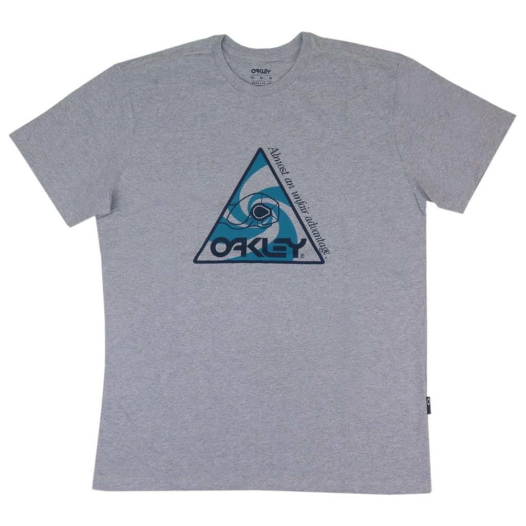 Camiseta Oakley B1B Bike Grip Heather Grey Masculina