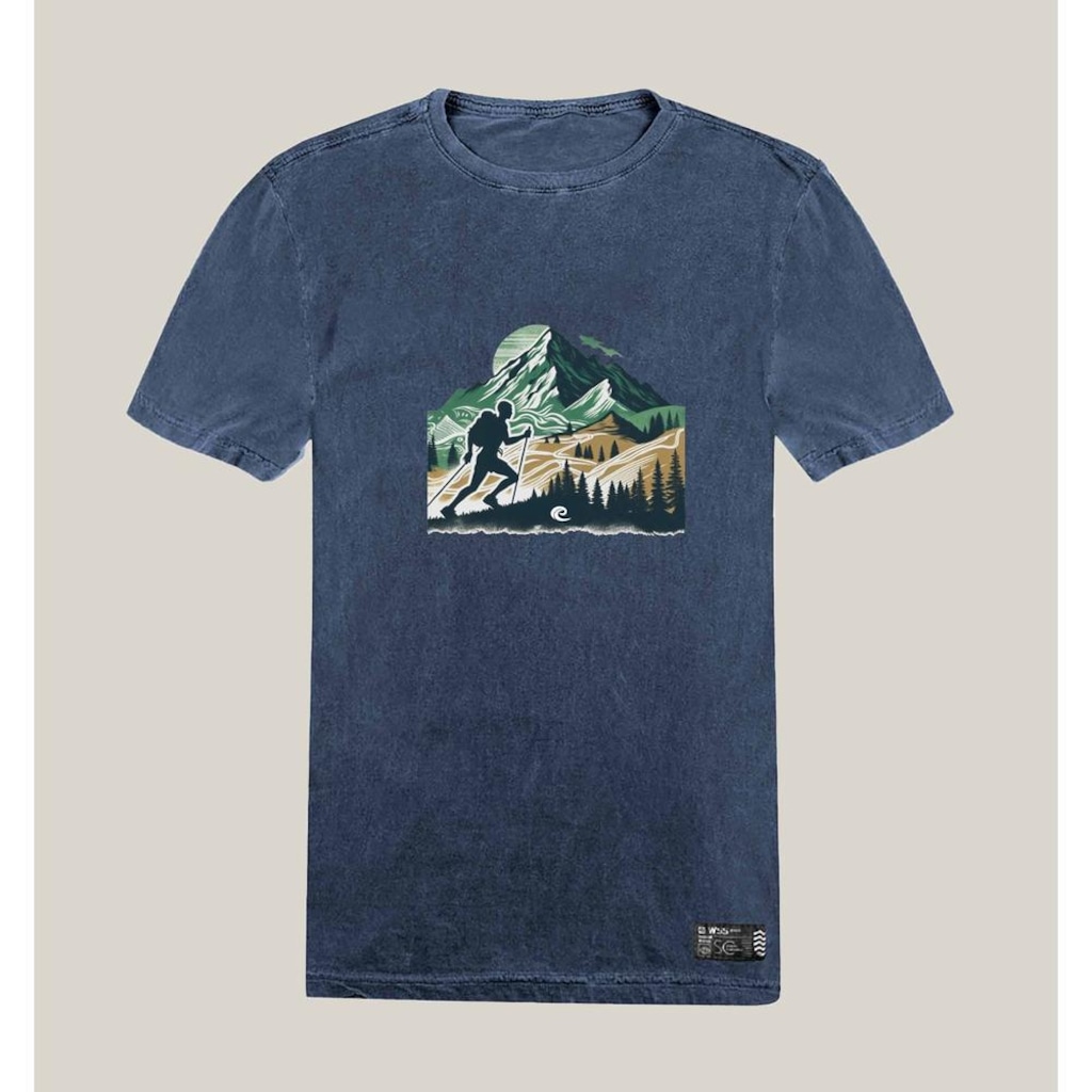 Camiseta Wss Estonada Algodão Prime Mountain Summit - Masculina