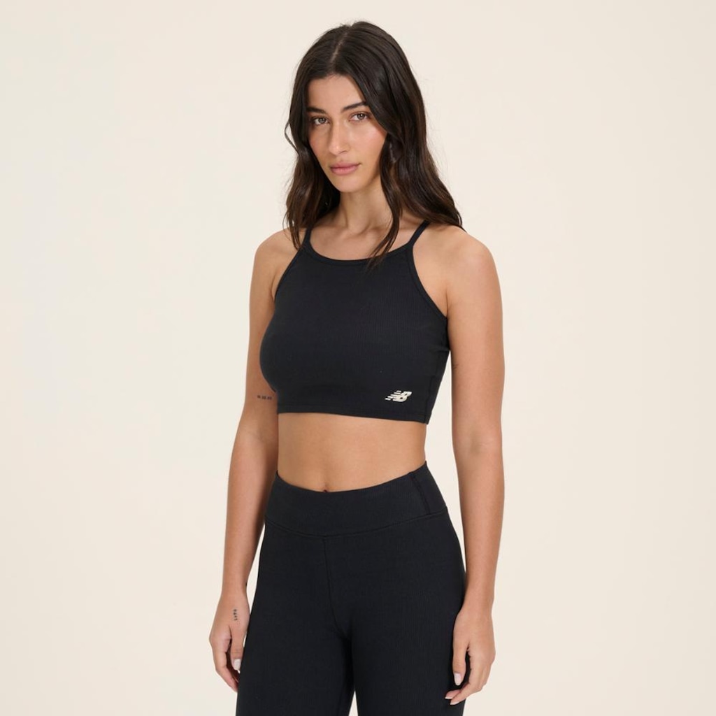 Imagem 2 do produto Top New Balance Canelado Small Logo - Feminino