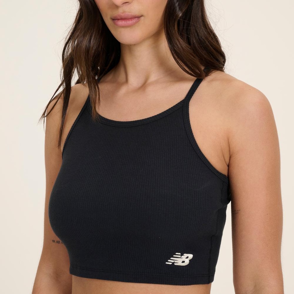 Imagem 3 do produto Top New Balance Canelado Small Logo - Feminino