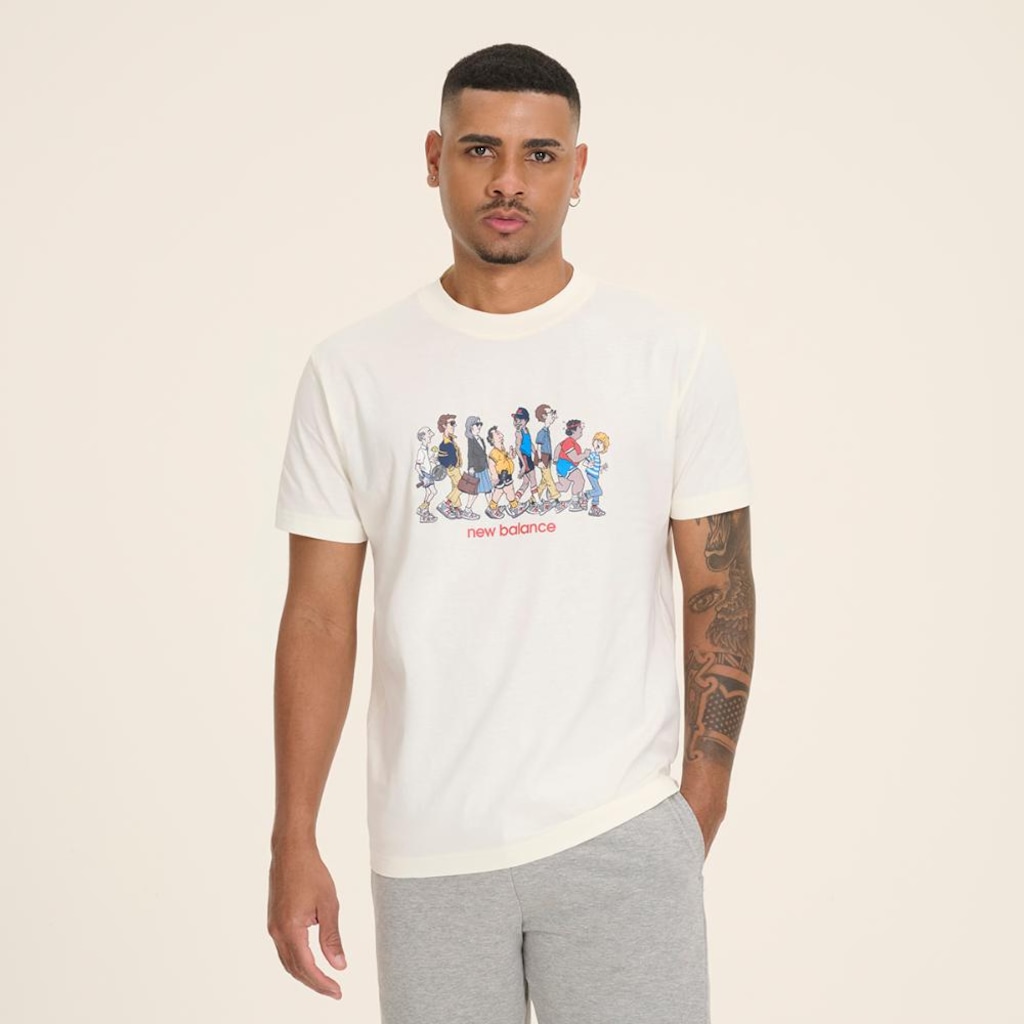Camiseta New Balance Archive Walk - Masculina