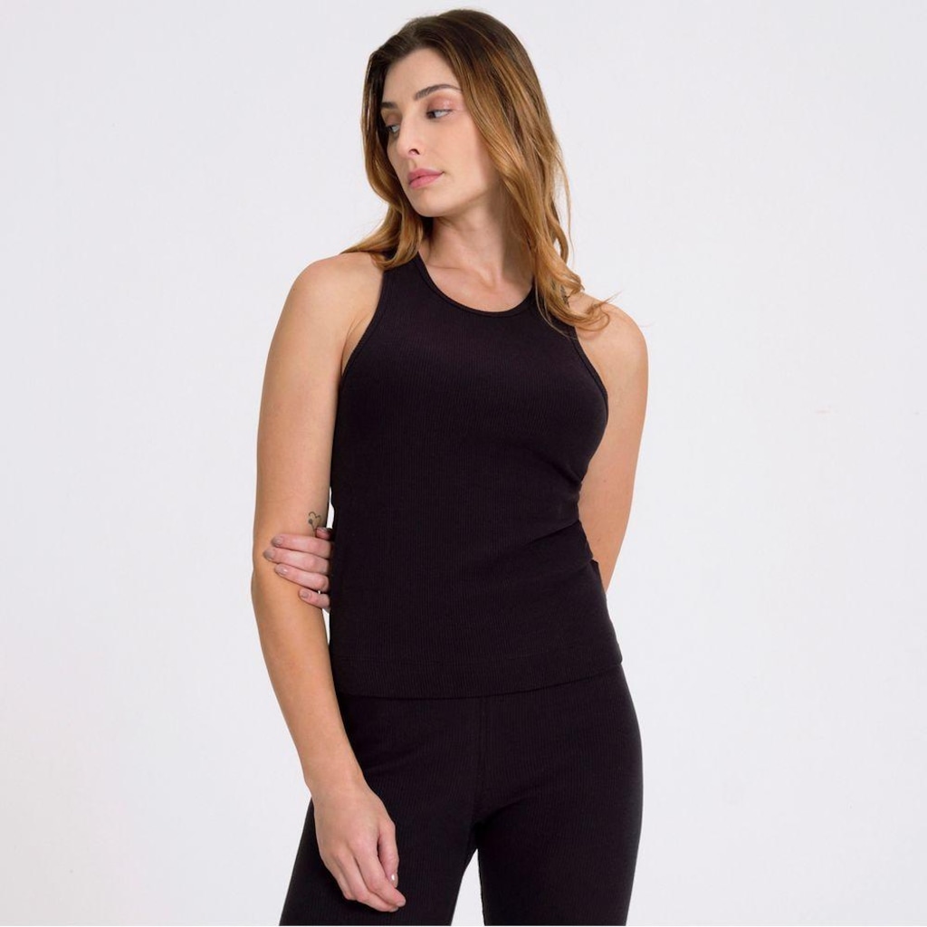 Camiseta Regata New Balance Canelada Small Logo - Feminina