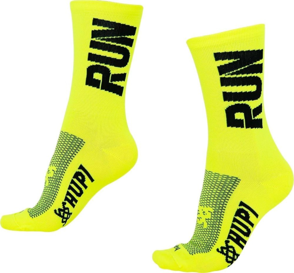 Imagem 3 do produto Kit Meias Corrida Hupi Run Coloridas com 4 Pares - Adulto