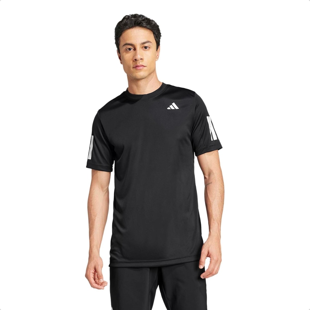 Camiseta adidas Club Tennis Climacool Três Listras Masculina