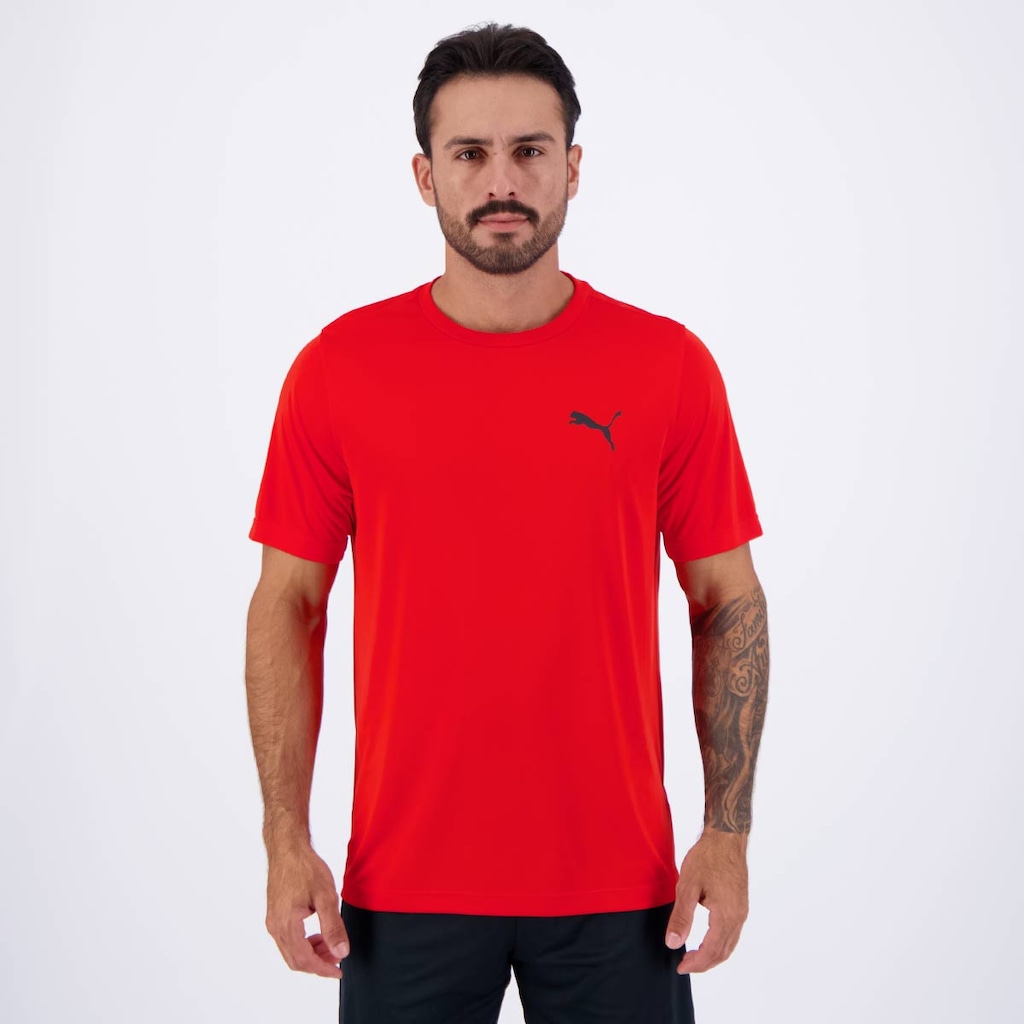 Camiseta Puma Active Small Logo - Masculina