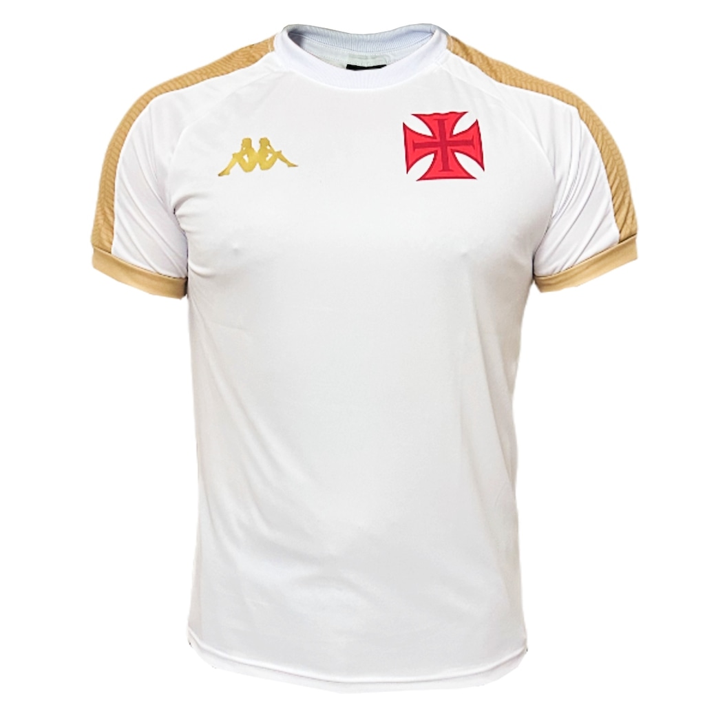 Camisa do Vasco da Gama Kappa Supporter Gold - Masculina - Foto 1