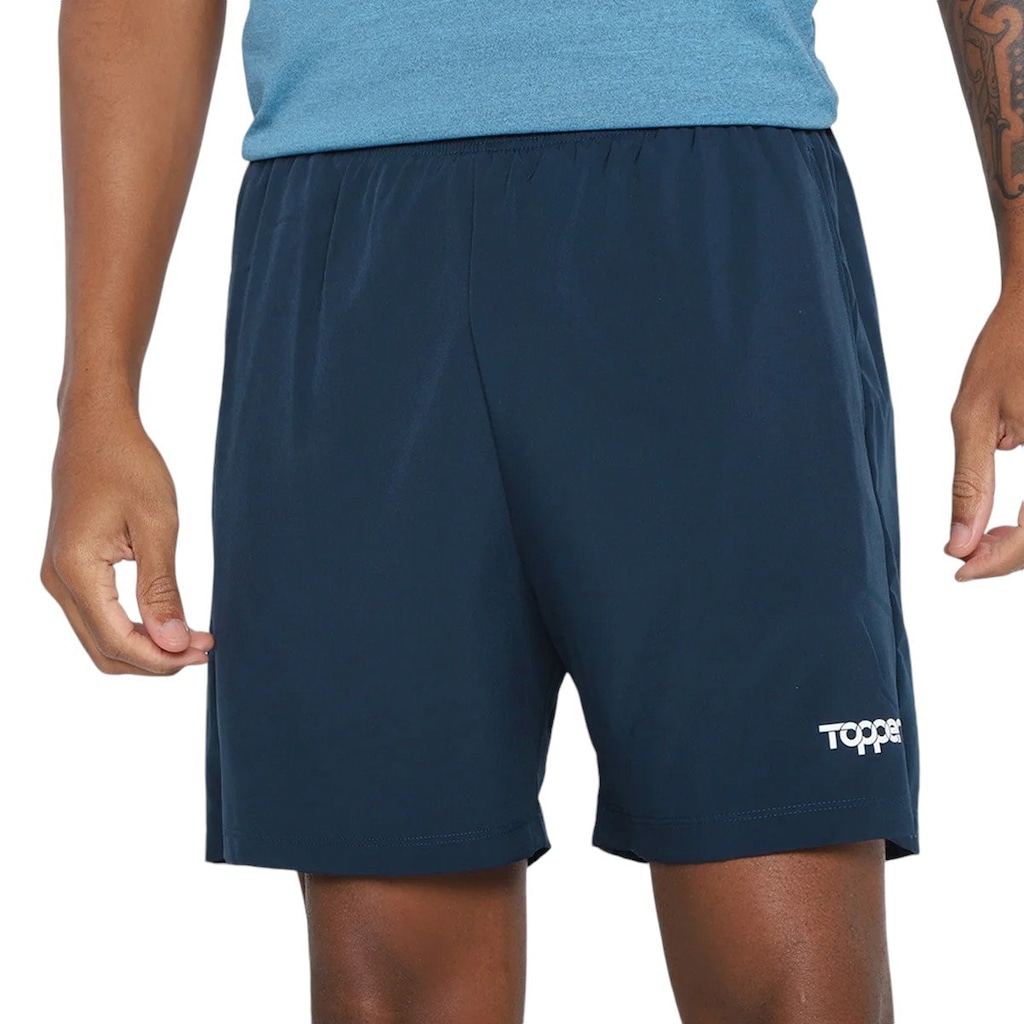 Bermuda Topper Zíper Treino - Masculina