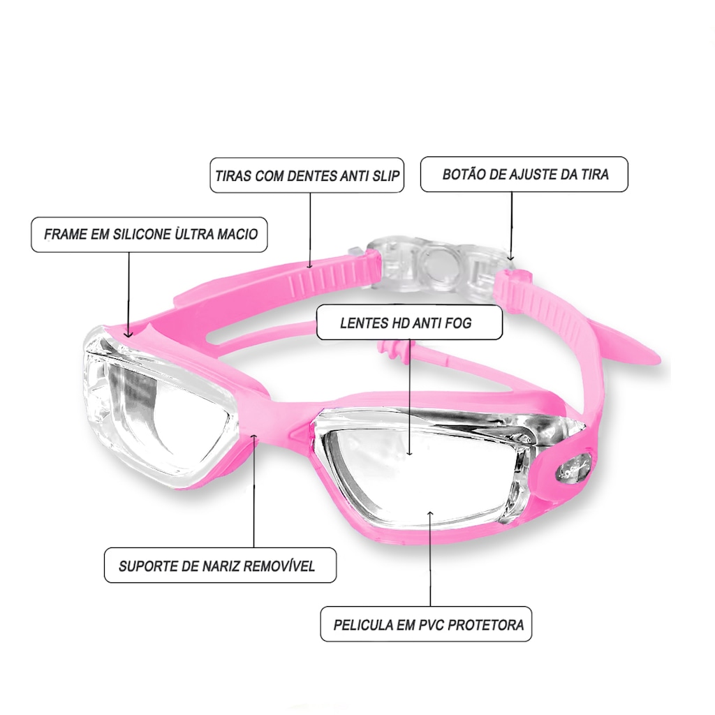 Imagem 2 do produto Oculos De Natação Gold Sports Legend V - High Definition