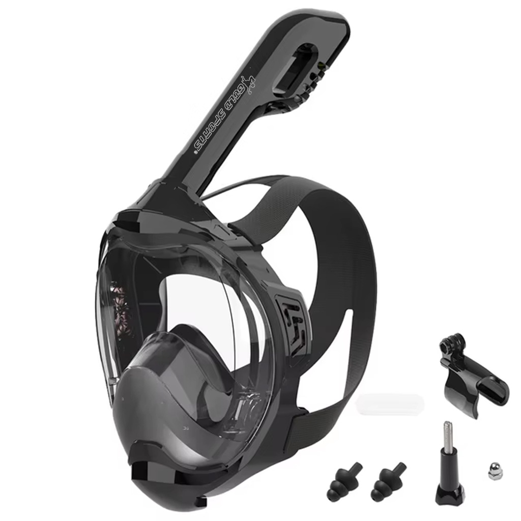 Mascara Subaquática de de Mergulho Gold Sports Gold Full Face Com Snorkel