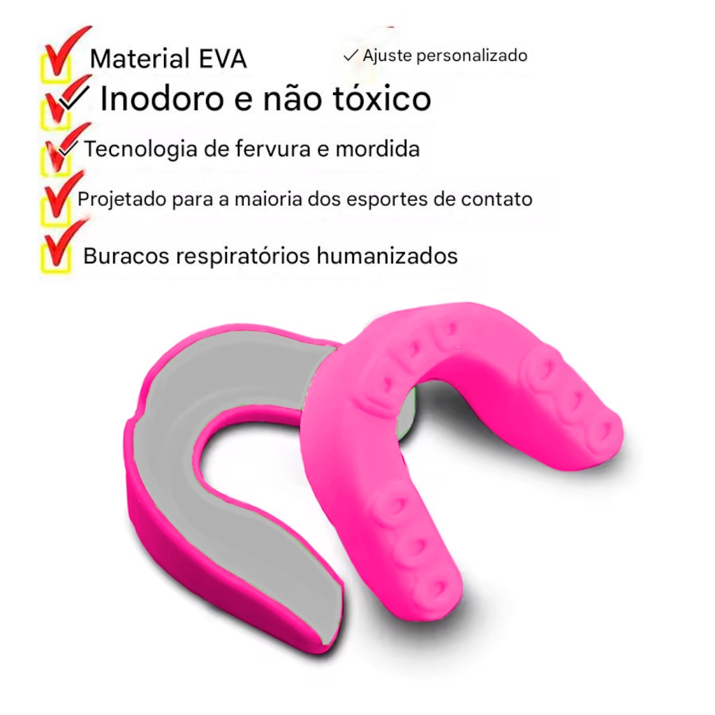 Imagem 4 do produto Protetor Bucal Gold Sports Slim Fit em EVA