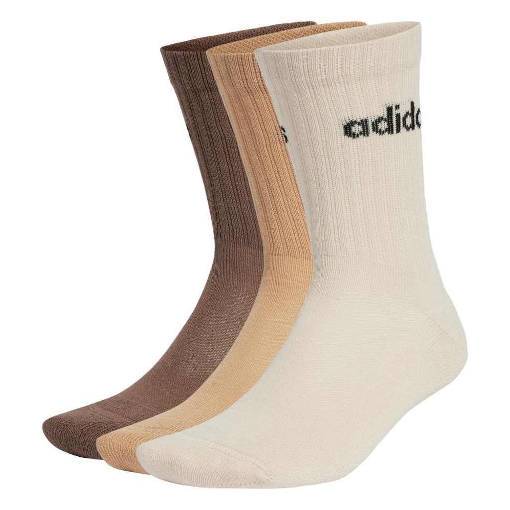 Kit Meias Linear Crew Cushioned com 3 Pares - Adulto