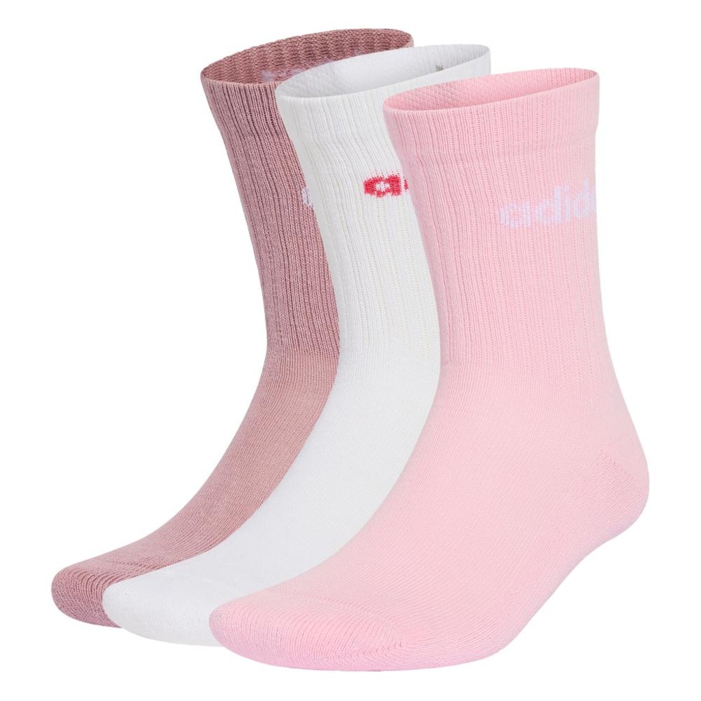 Kit Meias Linear Crew Cushioned com 3 Pares - Adulto