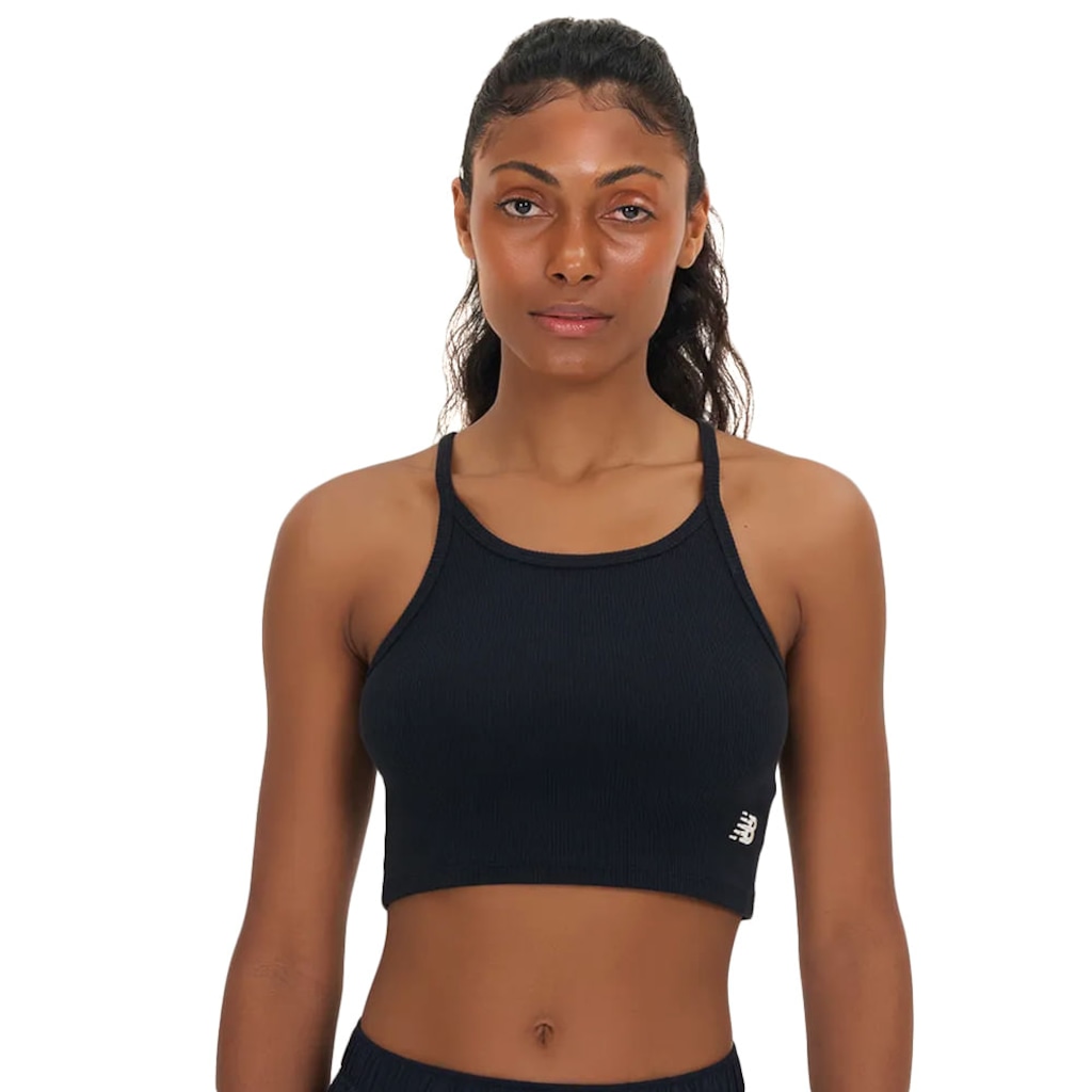 Top New Balance Canelado Small Logo - Feminino